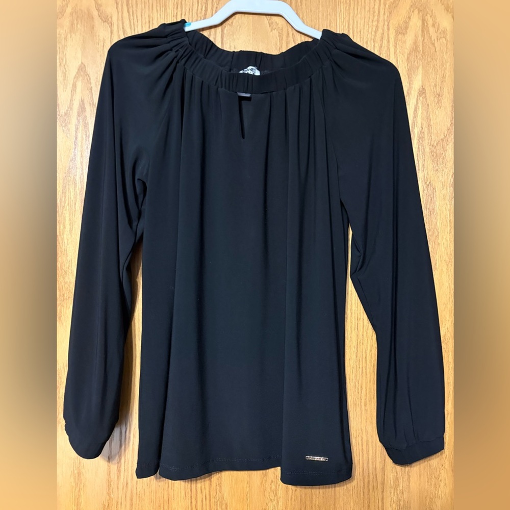 Anne Klein Classic Black Blouse